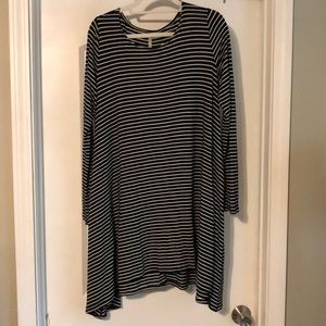 Black and White Striped Dress (L)